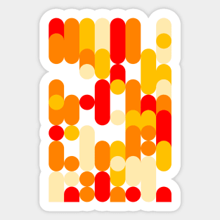 Colourful Geometric Animated Pattern Sticker